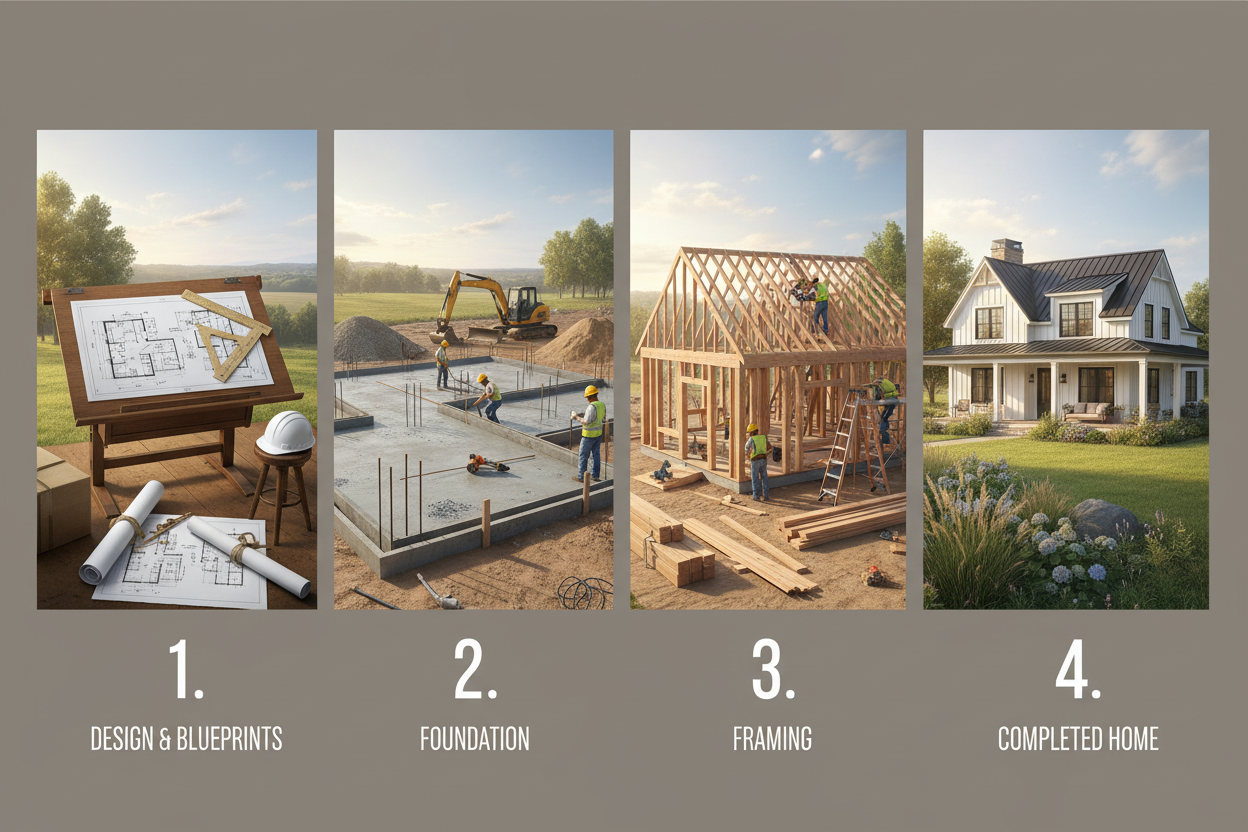 The Custom Home Building Process: From Plans to Move-In | Complete ...