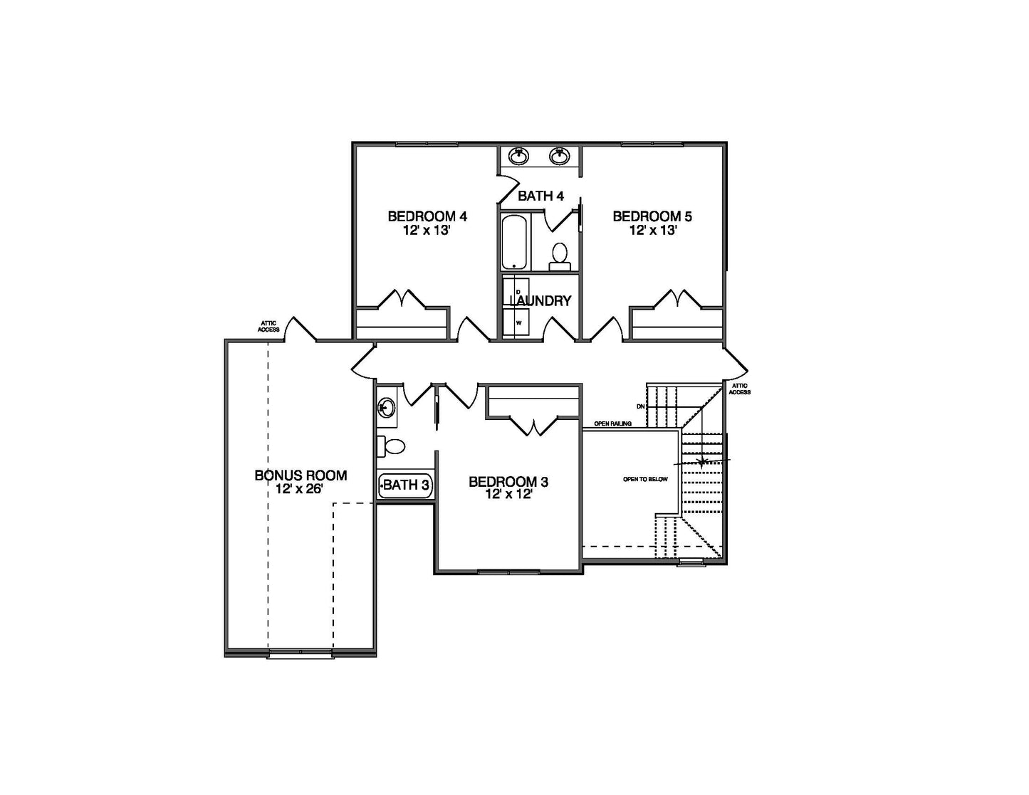Plan No. 3408 — Modern Transitional House Plan