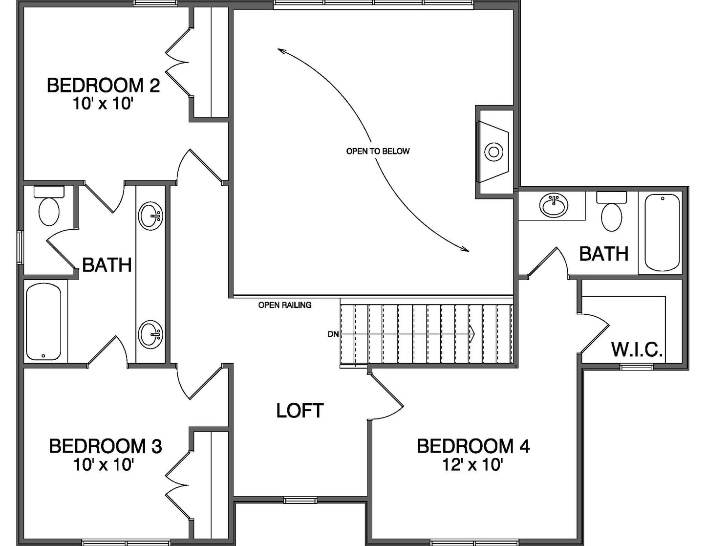 Plan No. 2445 – Two-Story Modern Farmhouse | 2,445 Sq Ft | 4 Bed | 3.5 Bath