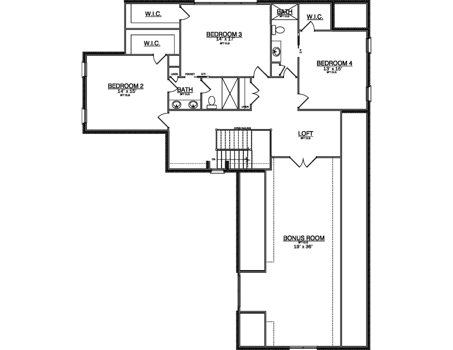Plan No. 4099 French Country - 4,099 sq ft - Plan No. 4099