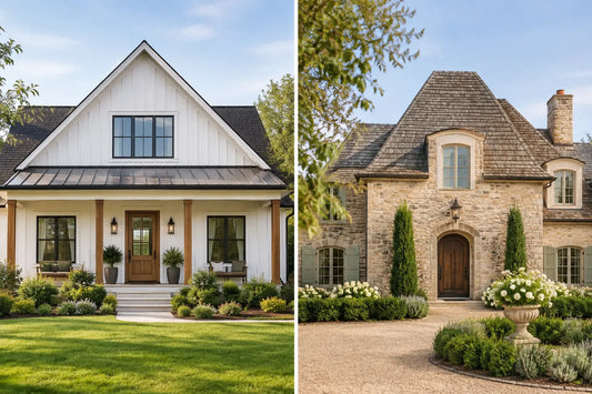 Modern Farmhouse vs French Country Home Styles