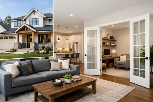 Modern Transitional Plan With Flex Room