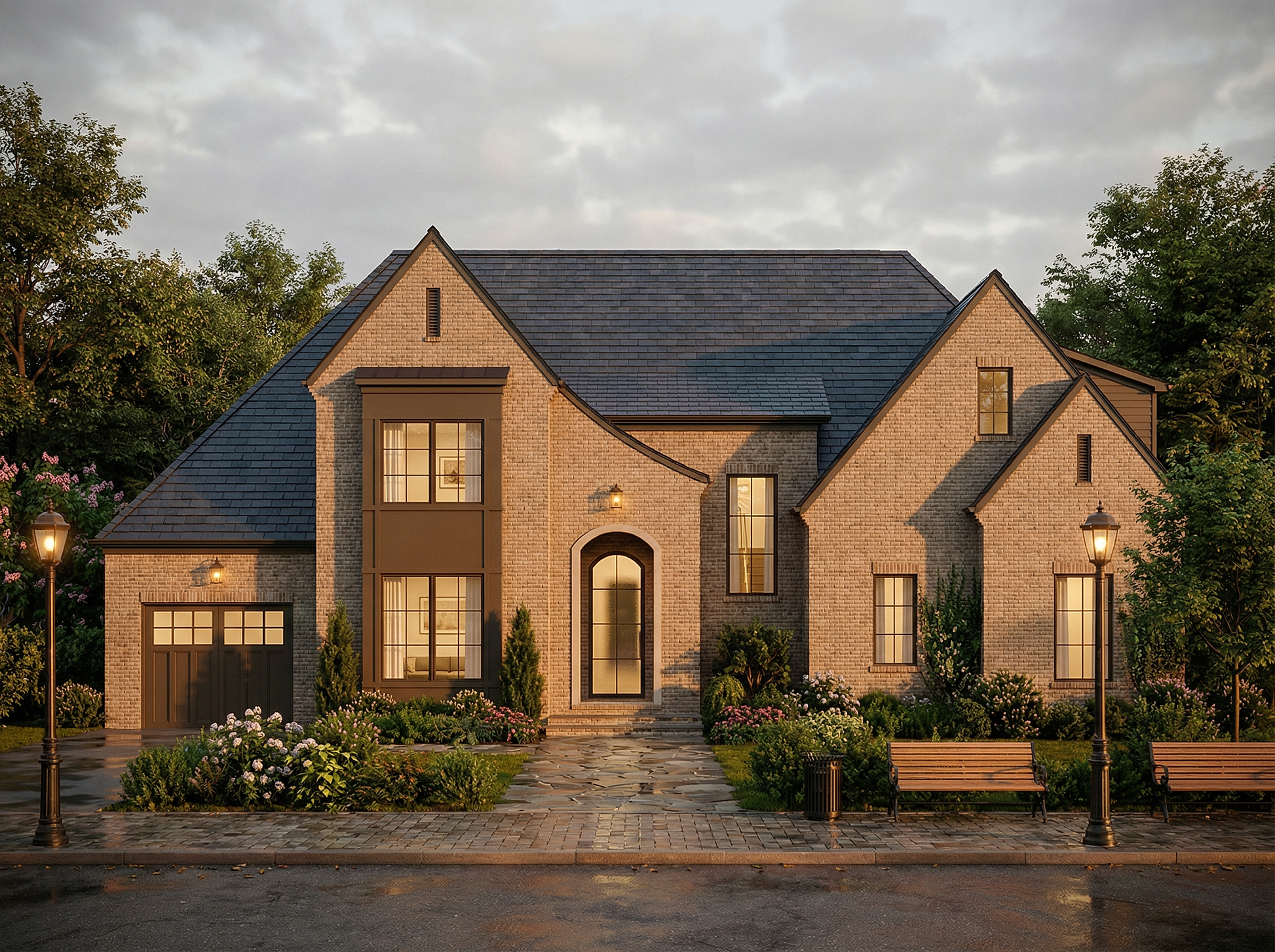 Luxury Modern Transitional with Theater Room