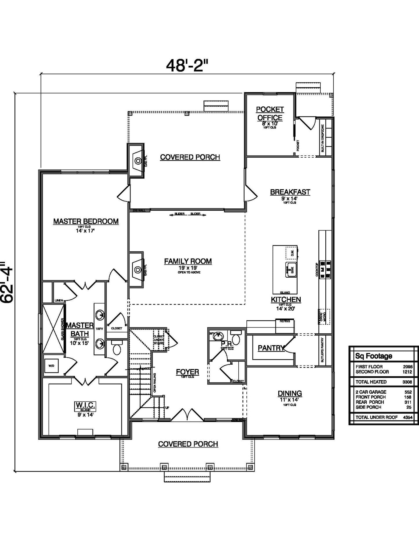 Plan No. 3308 Modern Farmhouse House Plan - 3,308 sq ft | 4 Bed 3.5 Bath