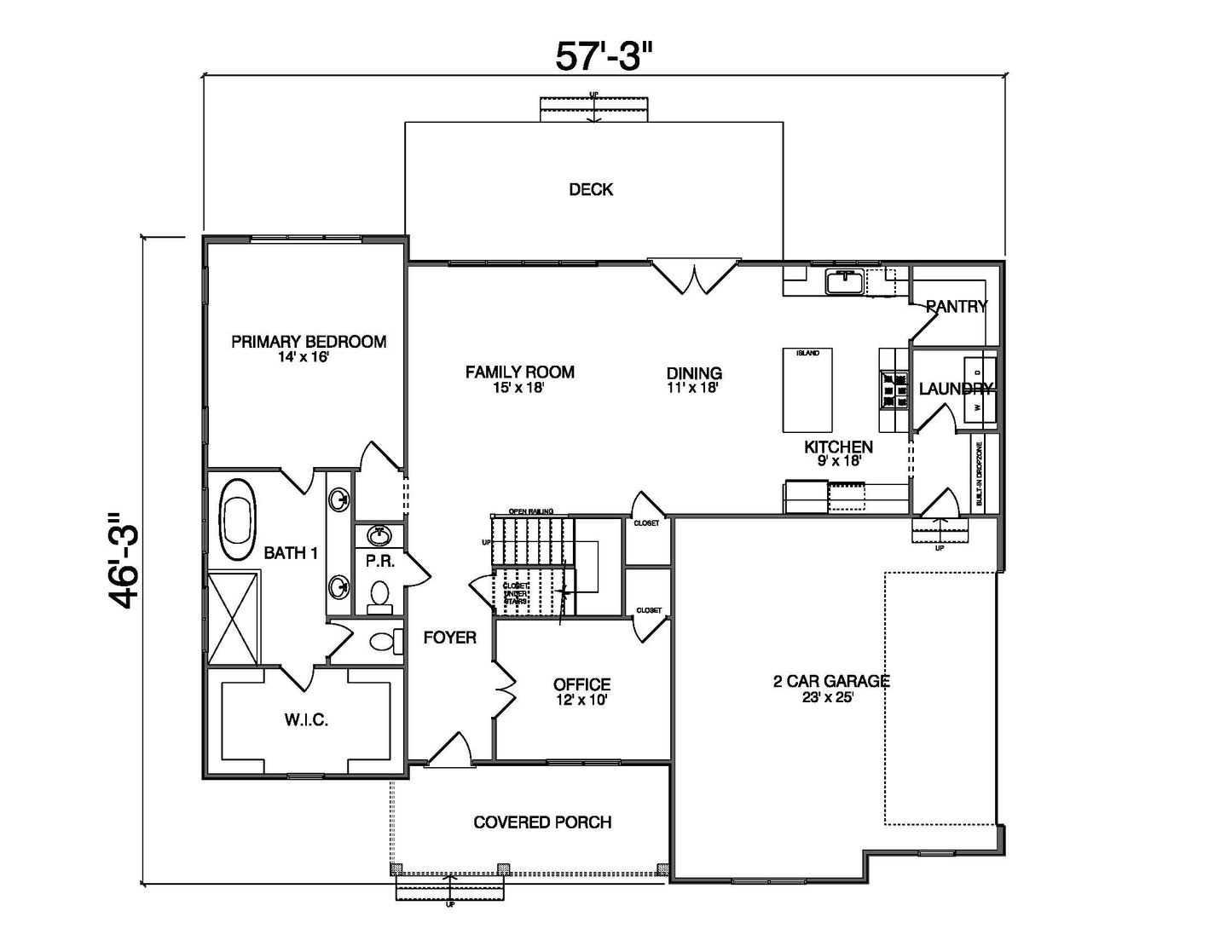 Plan No. 3173 — Modern Farmhouse House Plan