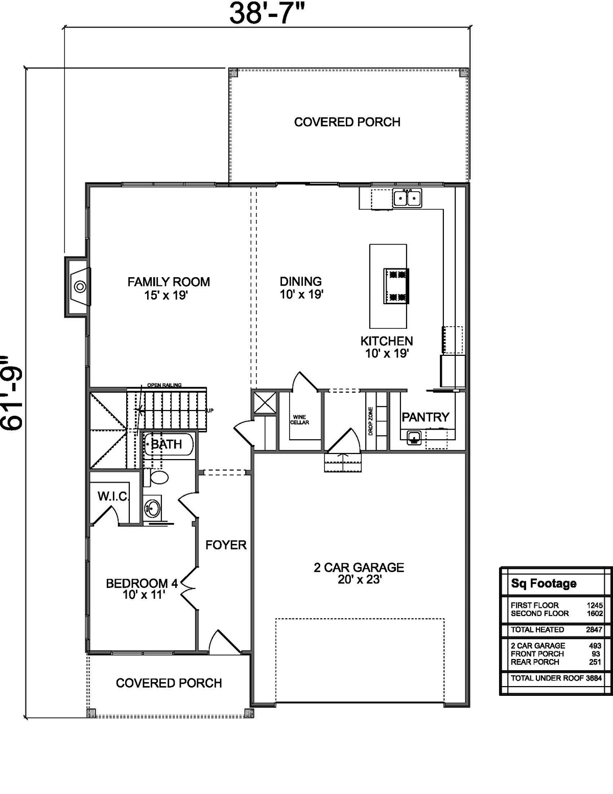 Plan No. 2847 — Modern Farmhouse