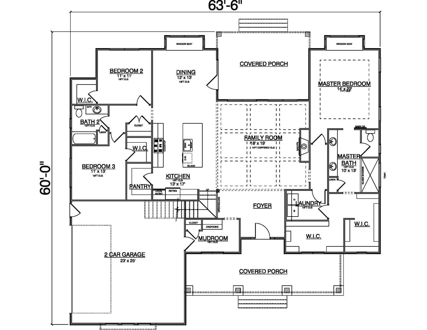 Plan No. 2664 Modern Farmhouse House Plan - 2,664 SF with Bonus Room