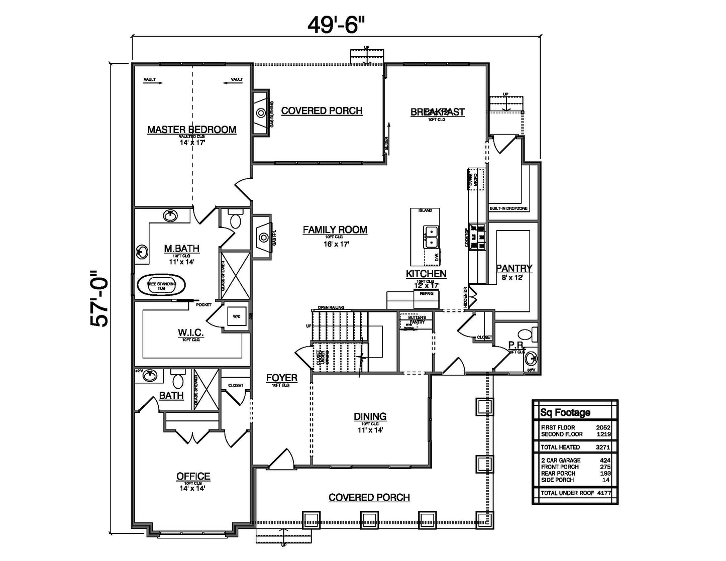 Plan No. 3271 Modern Transitional - 3,271 sq ft