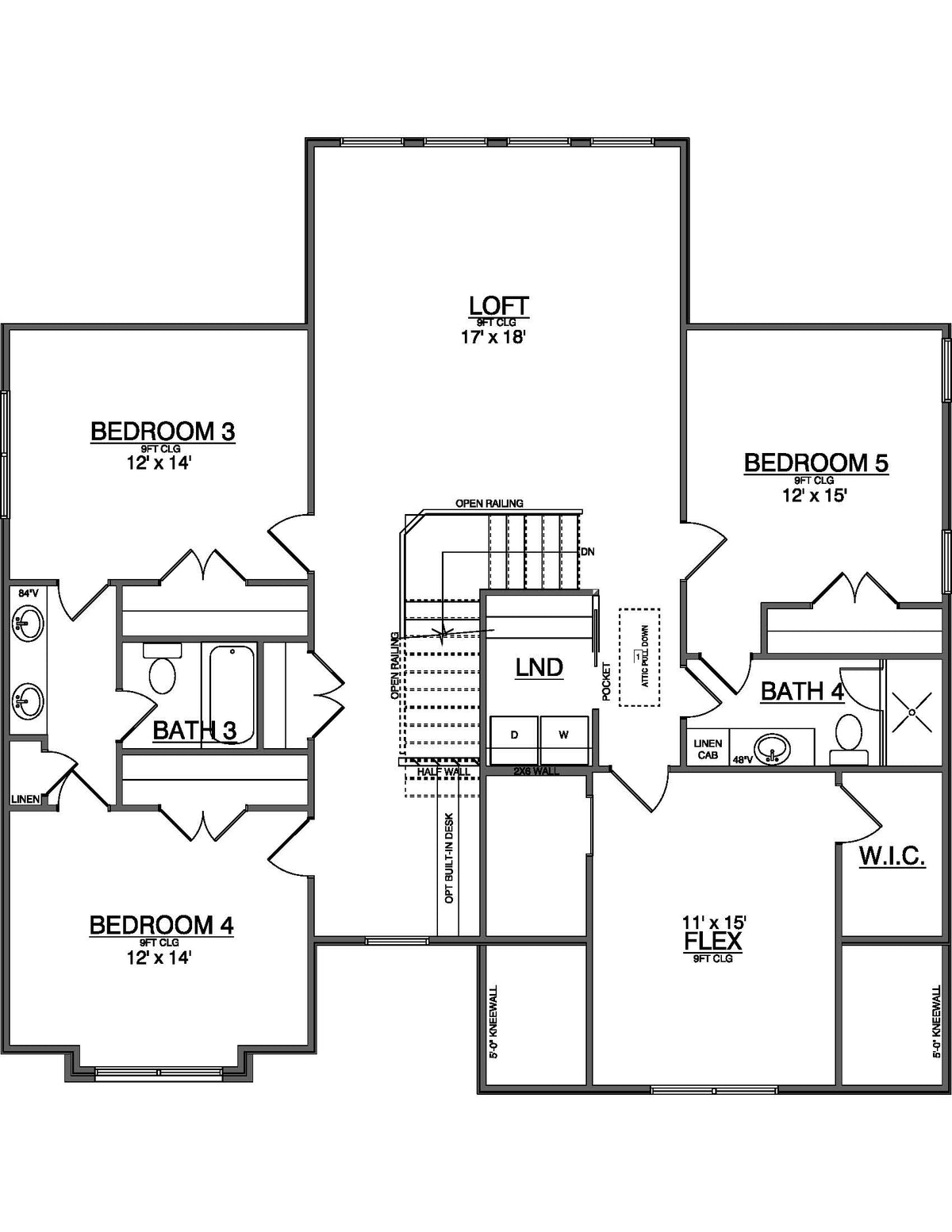 Plan No. 3314 Modern Transitional House Plan - 3,314 SF Two-Story with Guest Suite