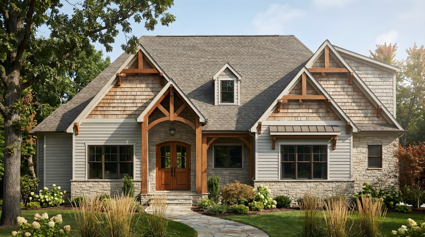 Craftsman - 4,742 sq ft - Plan No. 4742