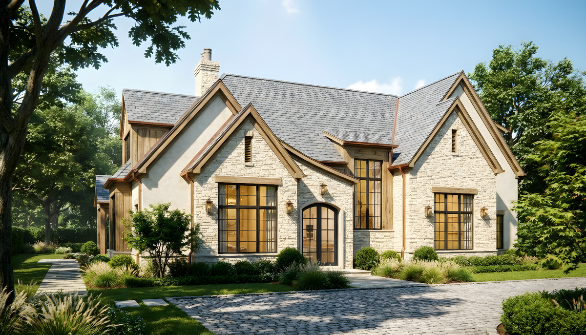 Modern French Country Home Design