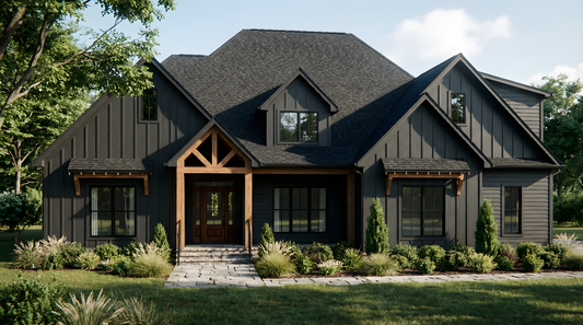 Plan No. 3056 Farmhouse House Plan - 4 Bed 3.5 Bath