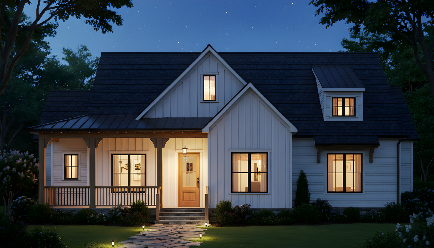 Plan No. 1898 Cottage Ranch House Plan
